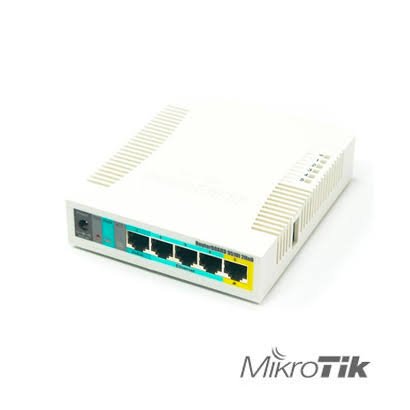 Switch  Serie Soho 4 Puertos RJ-45 PoE 1 Puerto SFP
